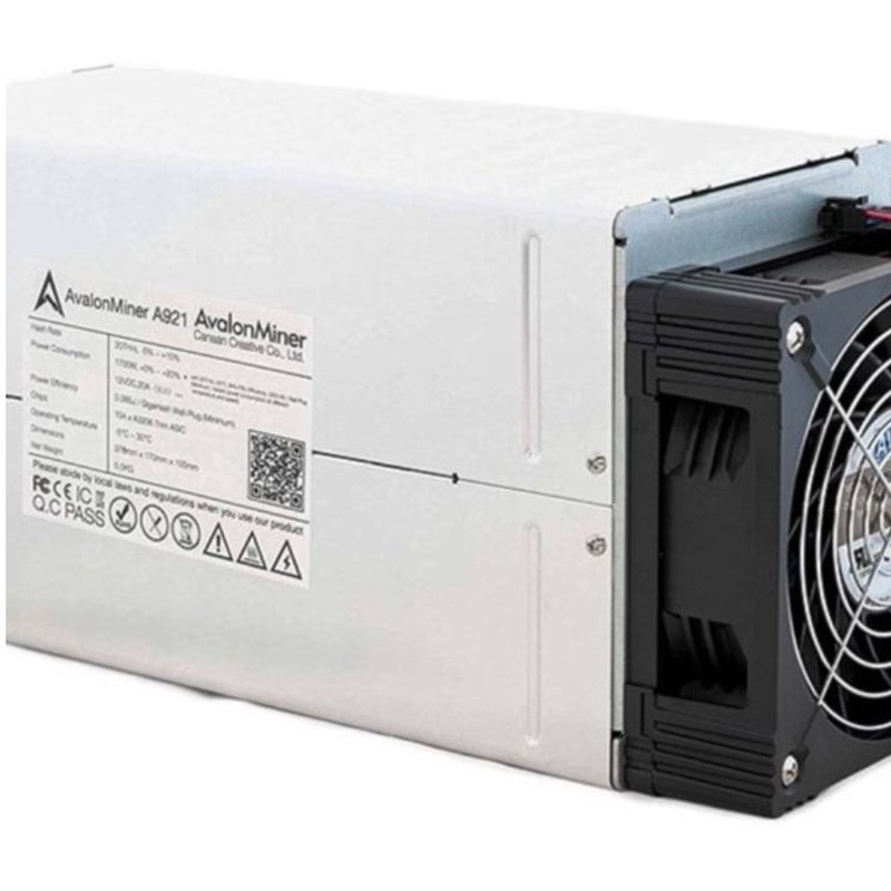12V Bitcoin Curecoin Canaan AvalonMiner 921 20T 1700W 70 Desibel