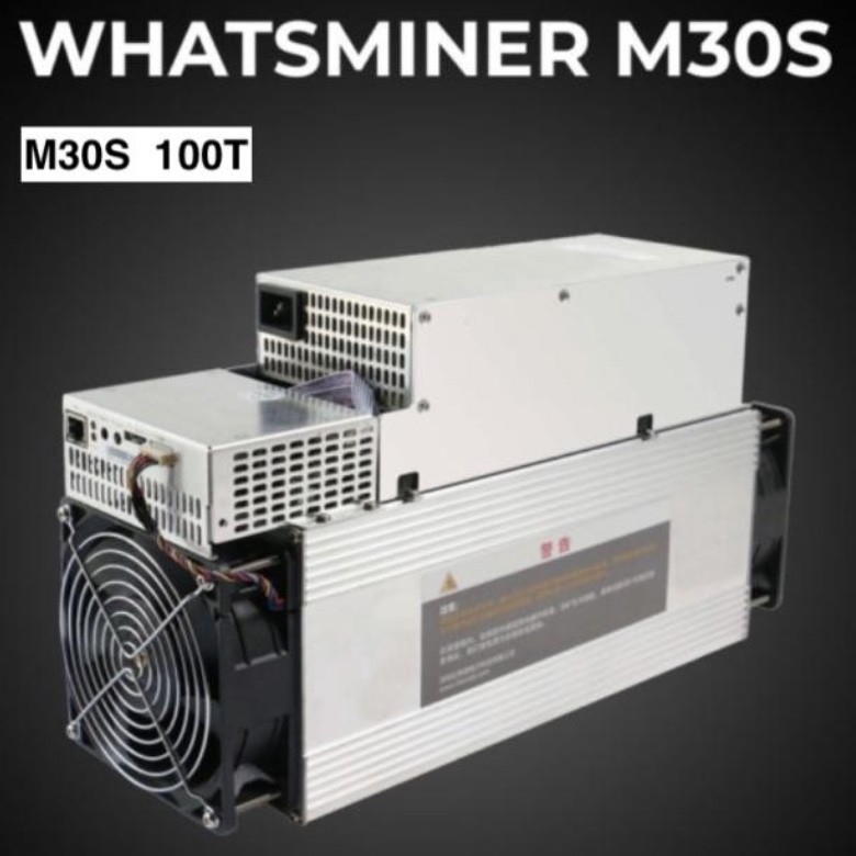 Algoritma SHA256 Whatsminer M30S+ Mesin Penambangan BTC 100T 3400W